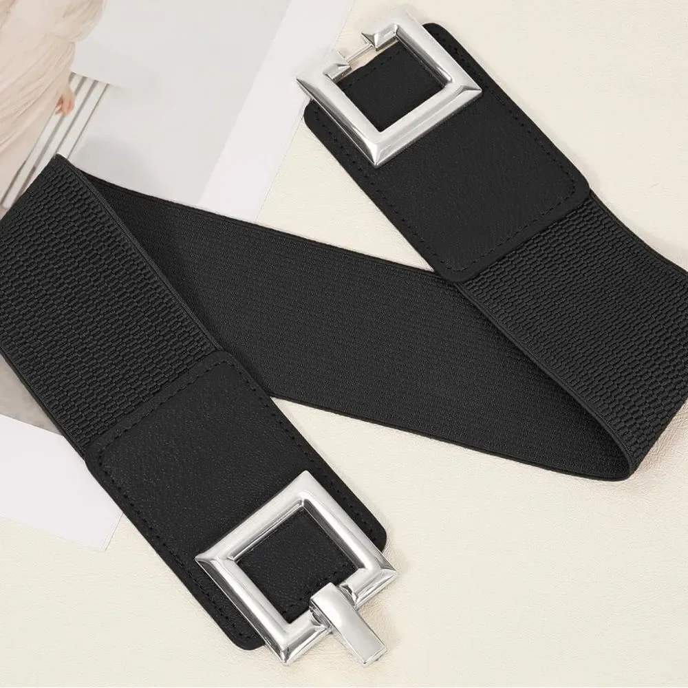 Wide Fashion Belt Elastic Band